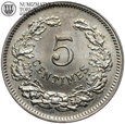 Luksemburg, 5 centimes 1901, mennicze