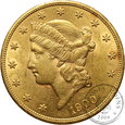 USA, 20 dolarów, 1900 rok, złoto