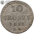 Księstwo Warszawskie, 10 groszy 1812 IB, #KW