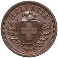 Szwajcaria, 2 rappen 1875 B, UNC