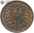 Niemcy, Cesarstwo, 2 pfennig 1874 C, #DR