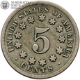 USA, 5 centów 1868, #BM