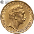 Prusy, Wilhelm II, 20 marek 1910 A, złoto