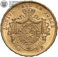 Belgia, 20 franków 1874, złoto