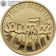 III RP, 30 złotych 2010, Polski Sierpień '80, złoto