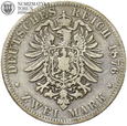 Niemcy, Prusy, 2 marki 1876 B, #JB