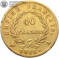 Francja, Napoleon I, 40 franków 1811 A, złoto
