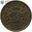 Baden, 1 kreuzer, 1866, st. 3, #15