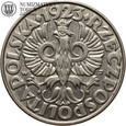 II RP, 50 groszy, 1923 rok, piękne
