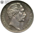 Niemcy, Bayern, 2 guldeny 1855, Patronka Bawarii, #S10