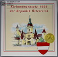 Austria, zestaw rocznikowy 6 monet z 1995 roku, #FR2