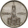 Niemcy, 2 marki 1934 A, Kościół z datą