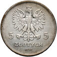 II RP, 5 złotych 1930, Sztandar, #JB