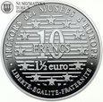 Francja, 10 franków / 1 1/2 euro 1997, Klimt, st. L