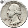 USA, 1/4 dolara 1937, st. 3