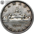 Kanada, 1 dolar 1957, st. 3+