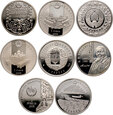 Białoruś, zestaw, 8 x 1 rubel okolicznościowy 2005-2014, #GZ