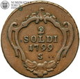 Włochy, Goryzja, Franciszek II, 2 soldo 1799 G, #S16