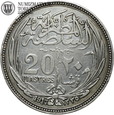 Egipt, 20 piastrów, AH1335, 1917 rok