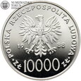 III RP, 10 000 złotych 1988, X Lat Pontyfikatu Jana Pawła II, #PT