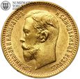 Rosja, Mikołaj II, 5 rubli 1903, złoto