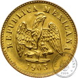 Meksyk, 1 peso, 1903 rok, złoto