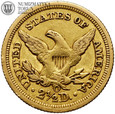 USA, 2 1/2 dolara 1850 O, Nowy Orelan, złoto