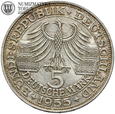 RFN, 5 marek 1955, G, Markgraf von Baden