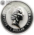 Australia, 1 dolar 1995, Kookaburra, 1 Oz, Ag999