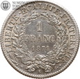 Francja, 1 frank, 1871 rok, K