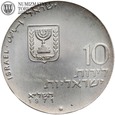 Izrael, 10 lirot, 1971, Let My People Go, #BI