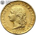 Kolumbia, 20 pesos 1870, Popayan, złoto