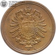 Niemcy, Cesarstwo, 1 pfennig 1887 A, #DR