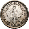 II RP, 1 złoty 1924, Żniwiarka, #JB