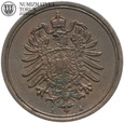 Niemcy, Cesarstwo, 1 pfennig 1875 A, #DR