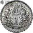Austria, 1 korona 1900, st. 3+