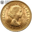 Anglia, Elżbieta II, suweren 1958, złoto
