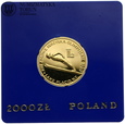PRL, 2000 złotych 1980, zimowe igrzyska Lake Placid, złoto