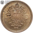 Niemcy, Cesarstwo, 1 pfennig 1885 A, #DR