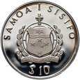 Samoa i Sisifo, 10 dolarów 1986, Wachlarzówka