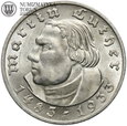 Niemcy, III Rzesza, 2 reichsmark 1933 E, Martin Luther, #64