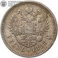 Rosja, Mikołaj II, 1 rubel 1898 АГ, #FT