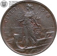 Włochy, 1 centesimo, 1918 rok, rzadkie