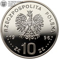 III RP, 10 złotych 1996, Zygmunt II August, półpostać, #TE