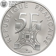 Francja, 5 franków 1989, Wieża Eiffla, #DS