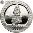 Meksyk, 100 pesos 1992, xochipilli, #TT