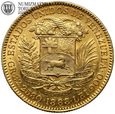Wenezuela, 100 bolivarów 1888, złoto