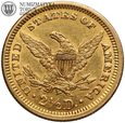 USA, 2,5 dolara 1961, Liberty, złoto