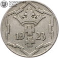 Wolne Miasto Gdańsk, 10 pfennig 1923, st. 3/3+