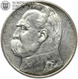 II RP, 10 złotych, Piłsudski, 1936 rok, st. 1-/2